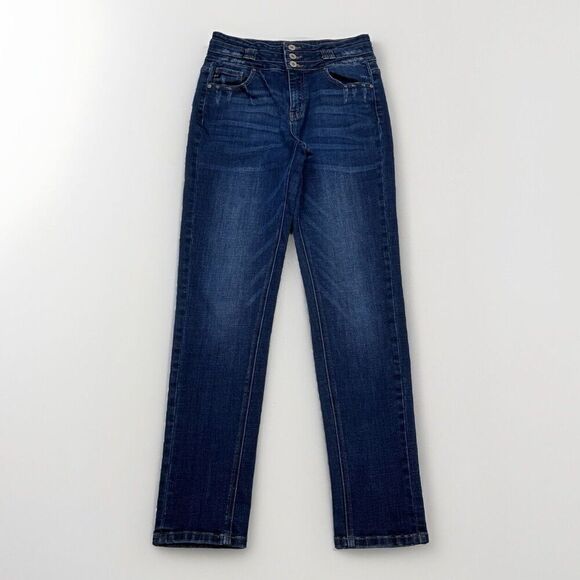 Kancan Jeans Womens 27 Super High Rise Stacked Waist Girlfriend Measures 27 x 29 - Picture 1 of 10